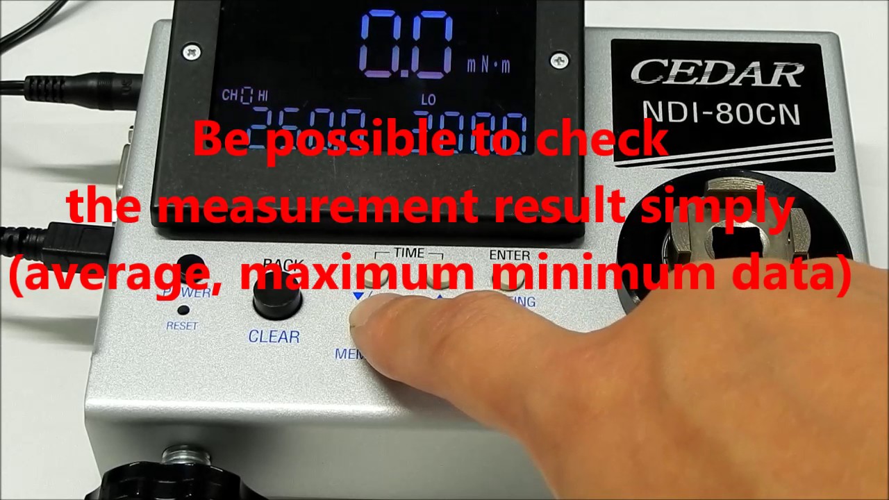 Torque tester NDI-800CN