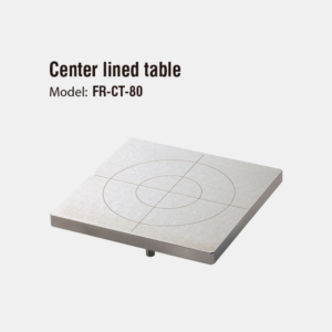 FR-CT Piano di base in acciaio inox con incisioni